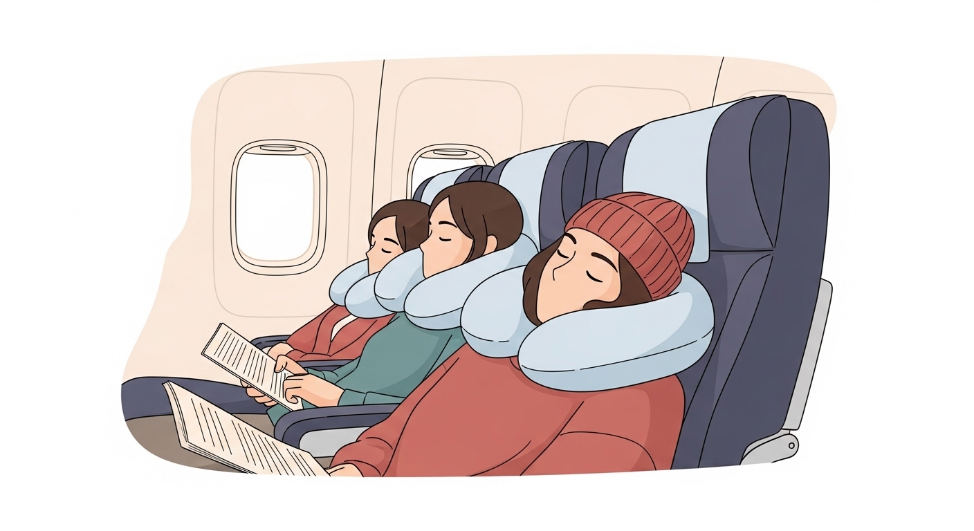 「こんな旅」ならヨギボーネックピローが断然おすすめな人たち